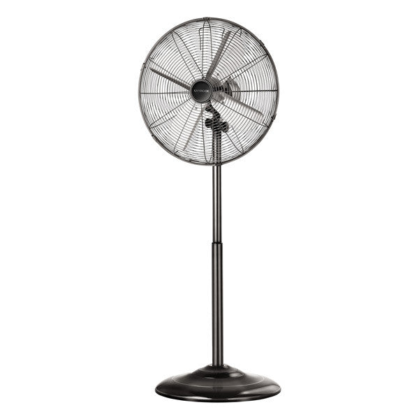 46cm Gunmetal Pedestal Fan