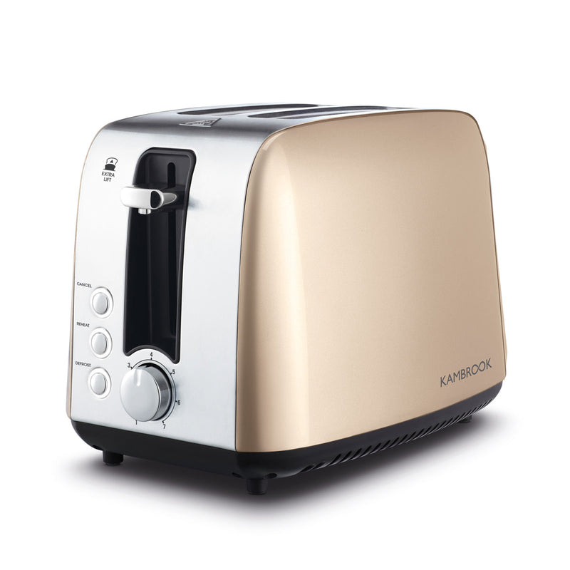 Deluxe Collection 2 Slice Stainless Steel Toaster